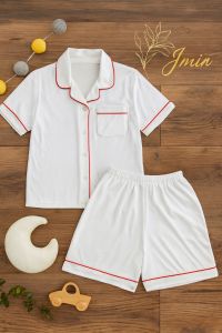 Bộ Pyjama Tay Ngắn Trẻ em - Jmin - Thun Modal Cotton
