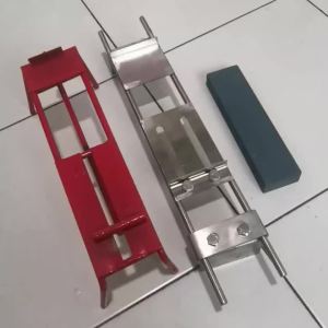 Tatakan Batu Asah Stainless Steel & Alas Asahan Diamond Stone: Whet Plate Untuk Asah Pisau dan Bahan Anti Slip Skid Ceket