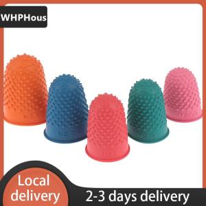 [COD] WHPHous Ship within 24 hours 5Pcs Counting Cone Rubber Thimble Protector Sewing Quilter Finger Tip Craft