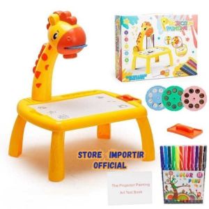 Mainan Anak Terbaru Meja Proyektor Gambar 222 7 Projection Painting | Mainan Edukasi Anak Meja Belajar Melukis Mewarnai 3in1 Pakai Baterai Ada Musik Murah | Mainan Satu Set Lengkap Projektor Drawing Table Make You A Smart Bahan Berkualitas Kemasan Kardus