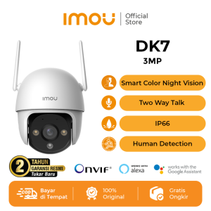 [NEW] IMOU DK7 3MP Kamera Smart CCTV Wi-Fi 6 Outdoor Human Detection Color Night Vision Sirene & Spotlight Garansi 2 Tahun