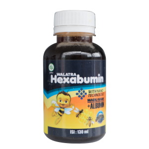 Obat Sakit Gigi Anak Berlubang Keropos Hitam Gusi Bengkak Radang Gusi Linu Ngilu Gigi Sensitif Sakit Sariawan Anak HEXABUMIN Madu Anak Multikhasiat