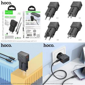HOCO ( Model: AC24) PD25W Mini Universal Travel Charger Set
