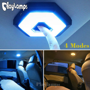 1 Set Color Changing Reading Light Car LED 4 Lighting Modes USB Rechargeable Car Interior LED Reading Lamp