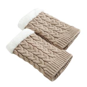 Womens bốt cổ thấp Vớ Crochet Dệt Kim tất kiểu ủng không che bàn chân Toppers Vớ Mùa Đông Ấm Làm ấm chân Vớ Đan Mắt Cá Chân Vớ cổ cao