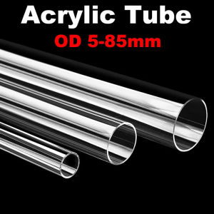Ống acrylic ID3-81mm OD5-85mm ống thủy tinh hữu cơ trong suốt cao chiều dài 50cm ống cho bể cá bể cá cảnh tưới vườn.