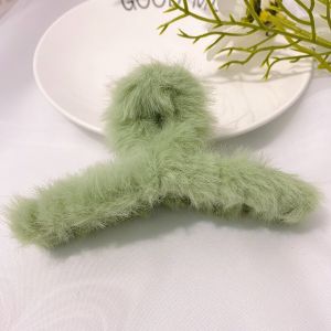 Women Autumn Winter Plush Claw Clip MALAYSIA STOCK Hairpin Korean Elegant Temperament Hair Clip C-004