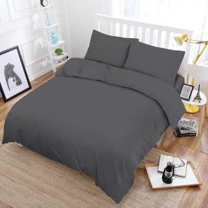 Vito - Bedcover Set Sprei Fitted King 180x200 Queen 160x200 Single 120x200 Tinggi 20 Solid Polos Emboss
