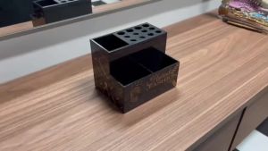 Spot#Barber Storage Hairdressing s Socket Barber Shop Hairstylist High-end Anti-Slip Desktop Organizing Hair Salon Tool Rack