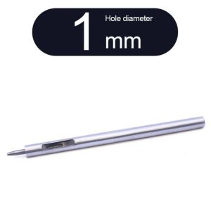 BQGRBT ที่มีคุณภาพสูง กลมกลมๆ สำหรับสายนาฬิกา เข็มขัดหลุม เหล็กไร้สนิม งานฝีมือเครื่องหนัง ที่เจาะรู เครื่องมือสำหรับตัด เครื่องเจาะหนัง เครื่องมือเจาะรู