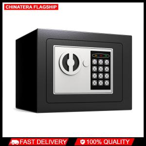 Small Electronic Safe Box With Digital Keypad & Keys for Home Office