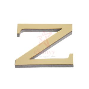 【Fast Delivery】26 English Letters and Number DIY 3D Mirror Acrylic Wall Sticker Decals