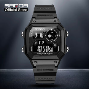 SANDA New Listing Original Men Women Sports Watch LED Military Brand User Running Outdoor Electronic Digital Waterproof Watch Fashion Luxury Watch