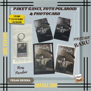 PAKET GANCI PHOTOCARDFOTO POLAROID RONY PARULIAN | ANGIN RINDU | SOUVENIR | RONY | IDOL