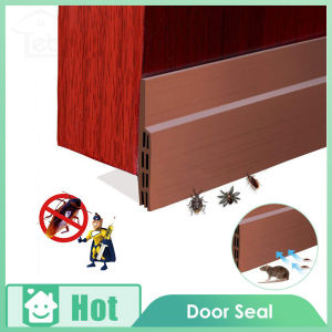 Hot Sale 100cm 120cm Door Bottom Seal Gap Stopper Strip Soundproof Windproof Woodself-Adhesive Door Bottom Seal Strip Dus COD Ready Stock