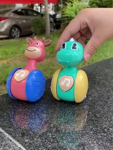 Cartoon Tumbler Childrens Puzzle and Early Education Toy Baby Soothing Toy