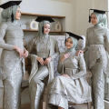 Paket Seragam Bridesmaid Lengkap Wisuda Lamaran Keluarga Kain Songket Semi Palembang Kain Brokat Kain Satin Maxmara Luxury. 