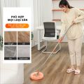 Chổi Lau Trần Nhà, Cây Quét Trần Nhà Hình Hoa Hướng Dương Đa Năng Xoay 180 Độ Cán Inox. 