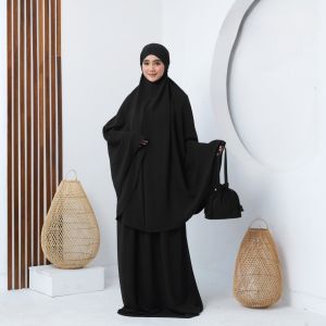 Mukena 3 in 1 Dewasa Emboss Exclusive Mukenah Katun Premium Terbaru Murah