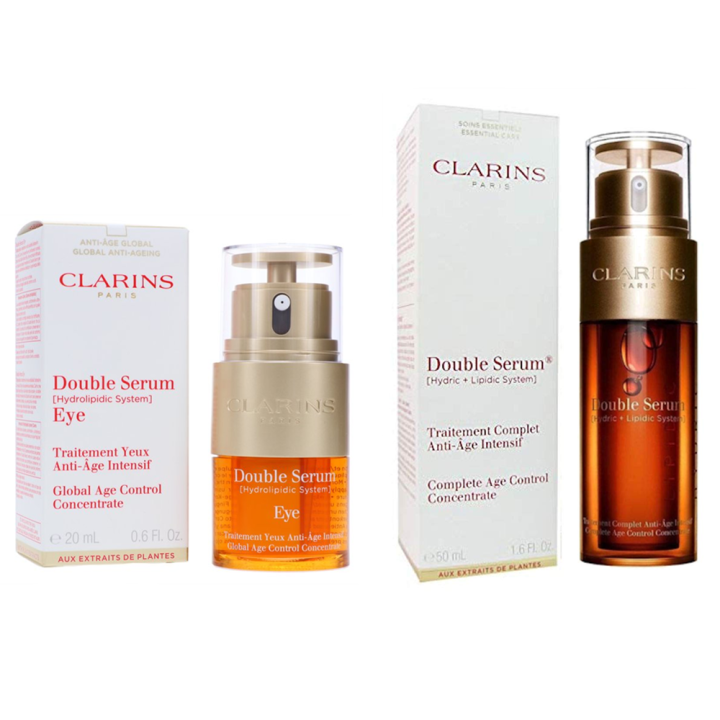 Clarins Double Serum Eye 20ml Double Serum Complete Concentrate 50ml Lazada