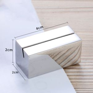 DOWNA Chắc chắn Giá đỡ thẻ đặt bàn Thép không gỉ Hình dạng hình học Giá đỡ hiển thị số bàn Di động Ổn định Giá đỡ menu Tiệc cưới