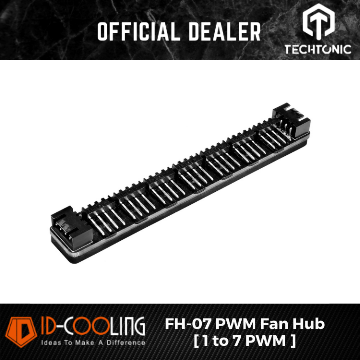 ID Cooling FH07 PWM Fan Hub (1 to 7 Hub) Lazada
