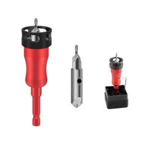 Mũi khoan 3 trong 1 được thiết kế chính xác cho kết quả chế biến gỗ hoàn hảo trên bề mặt gỗ cứng mềm