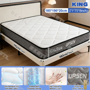 7.9inch Memory Foam Mattress 8.1/9/10.5inch Single/Twin/Double/Queen/King Spring Mattress 5 Star Hotel Deluxe Matress Foam Bed Foam For Bed 2 Person 10 Years Warranty