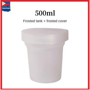 5PCS Combination PP Plastic Food Grade Lunch Box Microwaveable Food Container Freshkeeping  Sealed Fresh keeping Transparent Food Storage Box Refrigerator Storage Box Fruit Meat Vegetable with Lid Kitchen Utensils Round graham  container Bowl Disposable