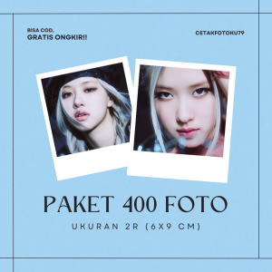 CETAK FOTO UKURAN 2R 400 FOTO TERLARIS DAN TERMURAH PROSES 1 HARI BISA COD