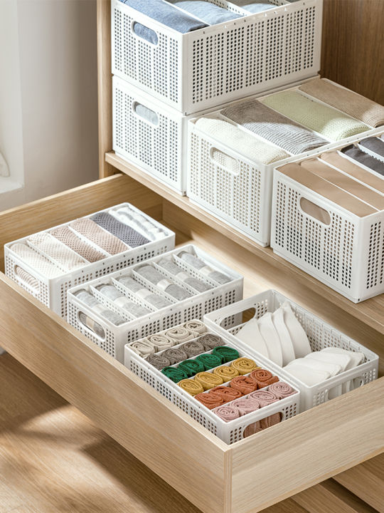 🚚SG seller🚚Wardrobe Organizer/Jeans Pant Drawer Organizer Box/Plastic ...