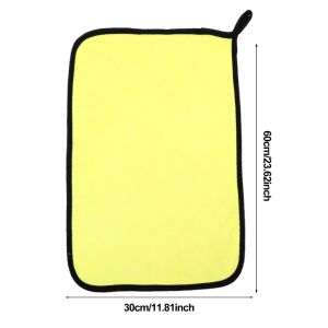 5PCS Microfiber Thick Towel Home Car Cleaning Cloth Super Absorbent Wash Towel 30cm