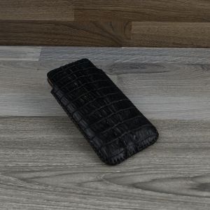 bao da rút iphone xs max da cá sấu thật màu đen