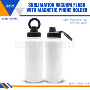 Quali-Products - QUAFF 1000ML Vacuum Flask | Sublimation Tumbler with Magnetic Phone Stand