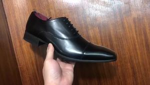 2024 New Japanese Business Genuine Leather Formal Leather Shoes Mens Lace-up Wedding Shoes Three-Joint Oxford Shoes British