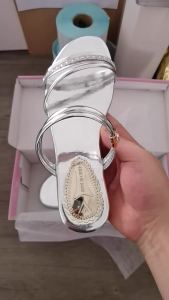 [Free Shipping] Low-heeled womens slippers for outdoor wear new versatile one-strap sandals for women