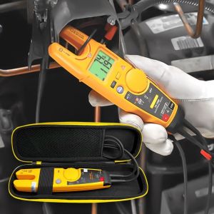 GESTURE กันกระแทกและกันกระแทก กล่องเก็บของอเนกประสงค์ ทนต่อการสึกหรอ กันน้ำกันน้ำได้ กระเป๋าเก็บของแบบพกพา มือถือแบบมือถือ แบบพกพาได้ เคสแข็งป้องกัน Fluke T5-1000/T5-600EVA