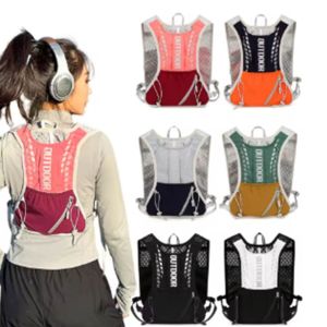 CLOTH Thoáng khí Áo vest chạy bộ hydrat hóa Thiết kế phản chiếu Nhẹ Ba lô hydrat hóa chạy bộ Thiết bị chạy bộ Chống nước Bộ hydrat hóa Ngoài trời