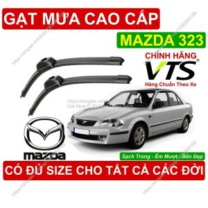 Gạt Mưa VTS Kính Lái Mazda 323 Cặp Gạt M.ưa Kính Lái Mazda 323 C.ó Đủ Size Cho Các Đời Xe Mazda 323