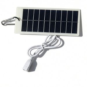 PHANT with USB Output USB Solar Charger Panel 5V 1.5W Versatile Power Source Solar Panel Charger Compact Waterproof Outdoor Solar Charger Mobile Phone Charger