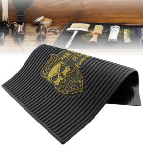 แผ่นยางวางอุปกรณ์ช่างตัดผม แผ่นยางวางอุปกรณ์ร้านตัดผม แผ่นยางวางอุปกรณ์ช่างผมบาร์เบอร์