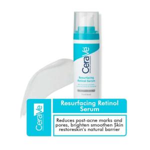 CeraVe Resurfacing Retinol Serum Pore Refining Reduce Acne Marks Brightening Skin 30ml