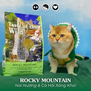 (Nguyên seal 66kg)Thức ăn mèo TASTE OF THE WILD Vị nai nướng cá hồi