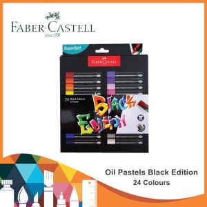 Faber Castell Black Edition Oil Pastel set- 24  Oil Pastel  Crayon  Faber Castell  Crayon Warna