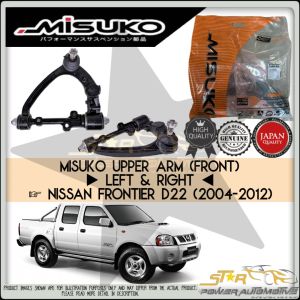 MISUKO Nissan Frontier D22 (2004-2012) Premium Upper Control Suspension Arm Set ( Left / Right )