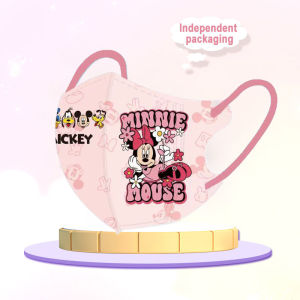 50PCS 3D Kids Mask Cartoon Mask Kuromi Melody Cinnamon 3ply Dust Mask 3D Duckbill Disposable Mask Independent Packaging Topeng muka 卡通儿童口罩 一次性口罩