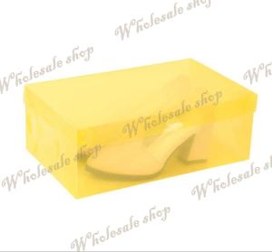 กล่องใส่รองเท้าแบบใส ซ้อนกันได้ ราคาย่อมเยาว์