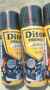 Pilok Cat Diton Premium Paket Lengkap 4 Kaleng Sniper Green Hijau Metalik 9245 Primer Grey 9120 Silver 9124 Clear Gloss 9128 400cc Pilox Paketan Cat Semprot Special Spray Paint