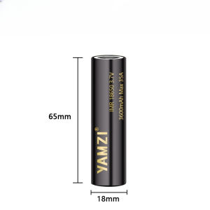 YAMZI 18650 3600mAh 35A 3.7V IMR Rechargeable Battery + YAMZI 2-Slot Smart Portable USB Charger