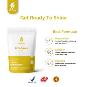 sabun quensi BPOM original - brightening Soap Mandi Tubuh Pencerah Perawatan Kusam - Brigtening